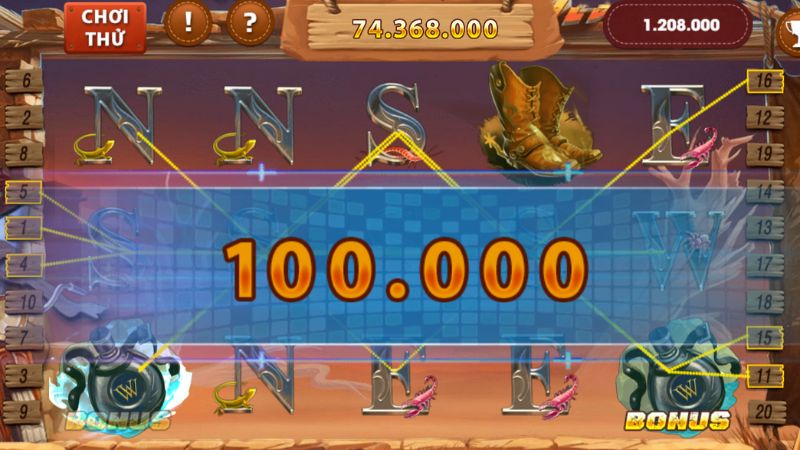 Tính thưởng Slot game nổ hũ Thợ Săn Kho Báu King52 dễ hiểu