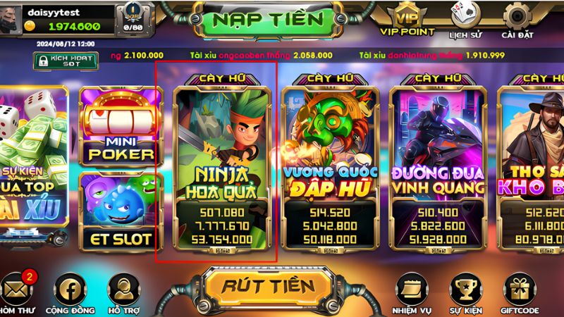 game slot Ninja Hoa Quả King52