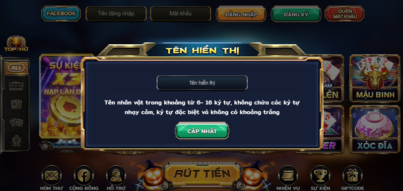 đăng ký tài khoản king52